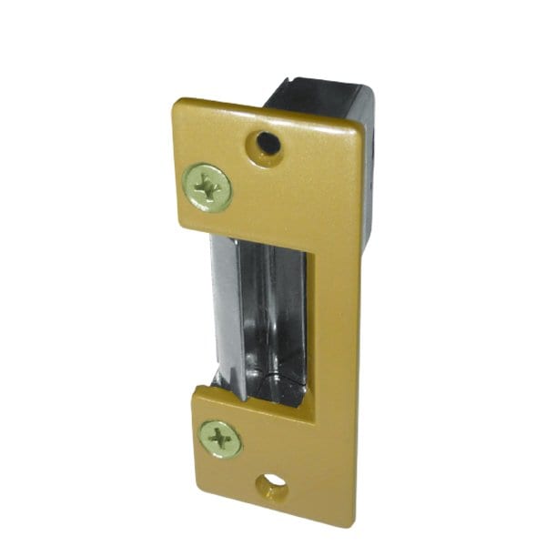 005 Light Commercial Grade 1 Electric Strike Brass Powder With Screwed-on Faceplate And Reinf